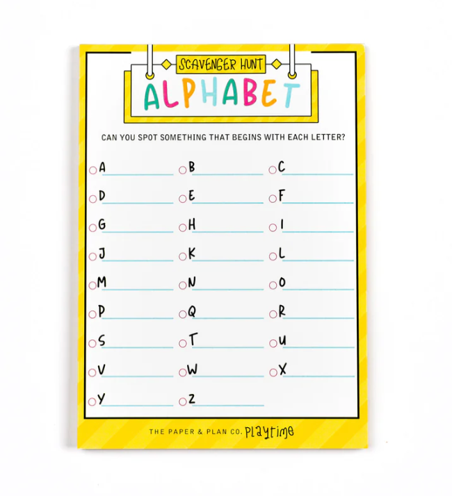 Alphabet Scavenger Hunt Playtime Pad®