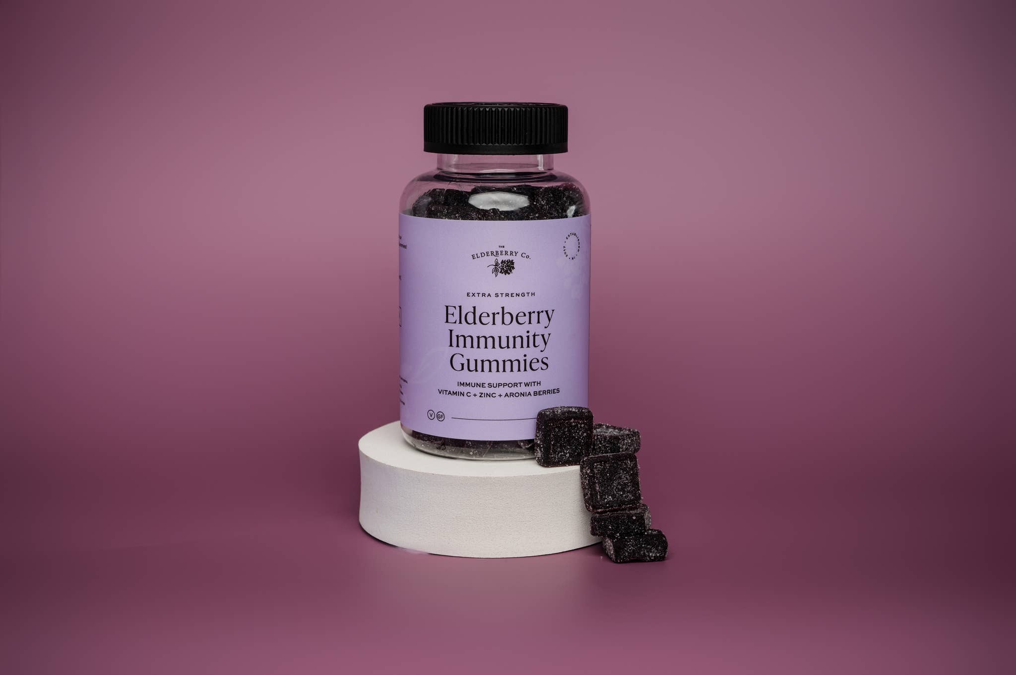 Elderberry Immunity Gummies Made With Real Elderberry Syrup