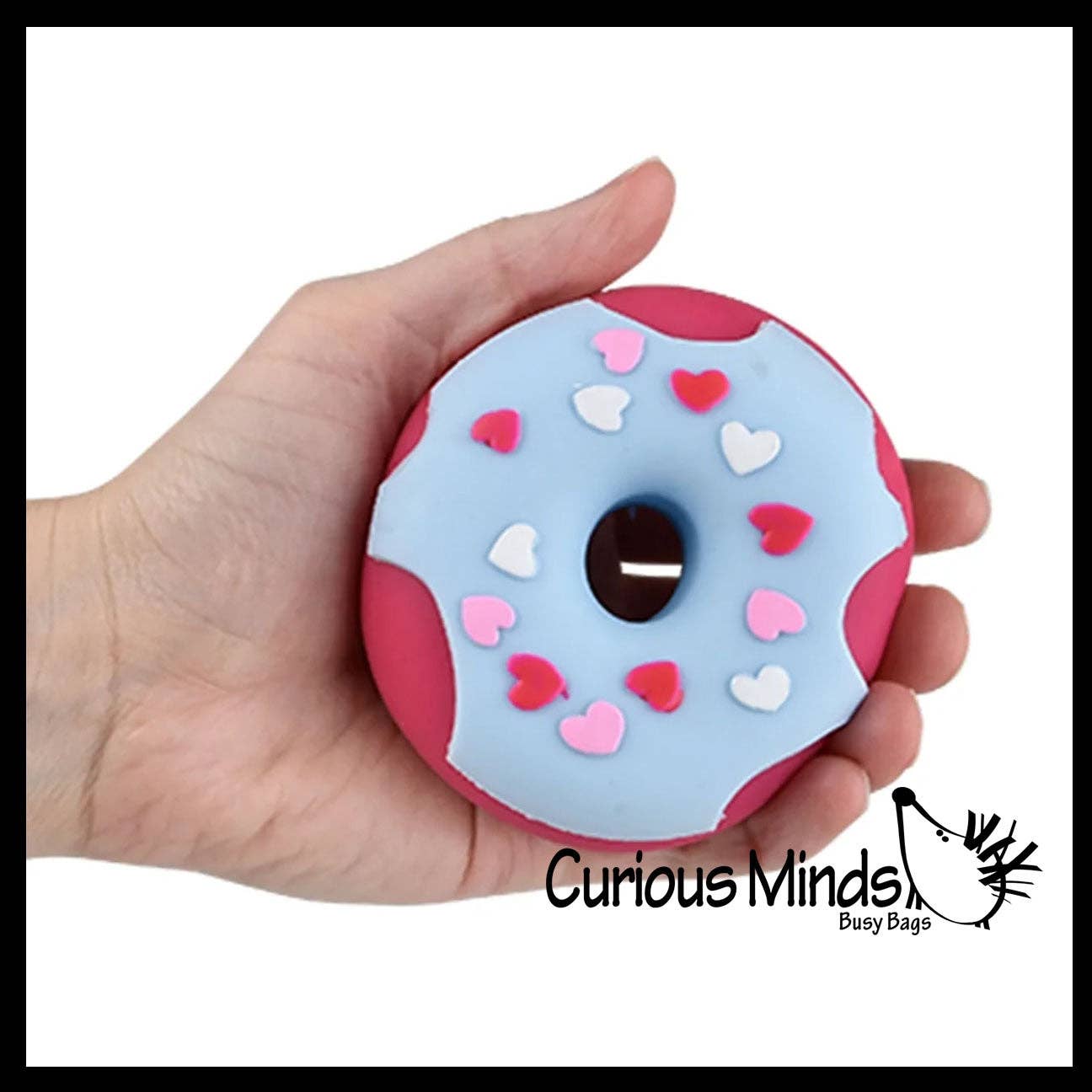 Doughnut Soft Doh Filled Stretch Ball with Removable