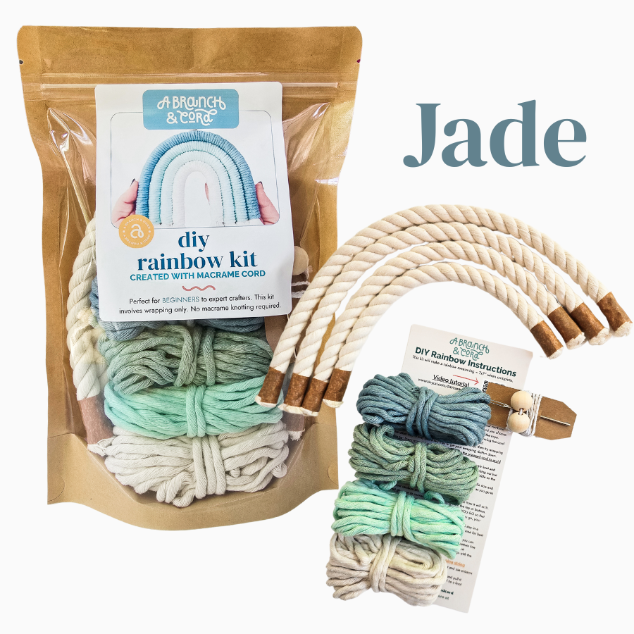 DIY Macrame Rainbow Kit – Fun, Giftable Craft for All Ages