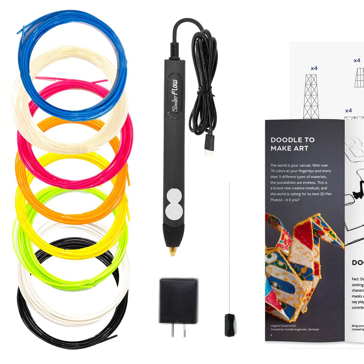 3Doodler Flow 3D Printing Pen for Teens, Adults & Creators!