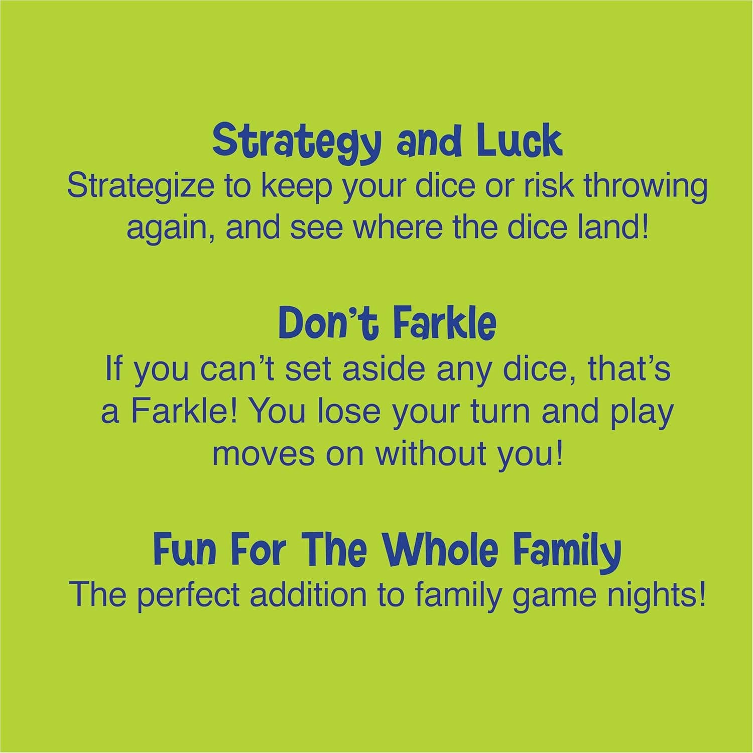 Farkle Classic Dice Game