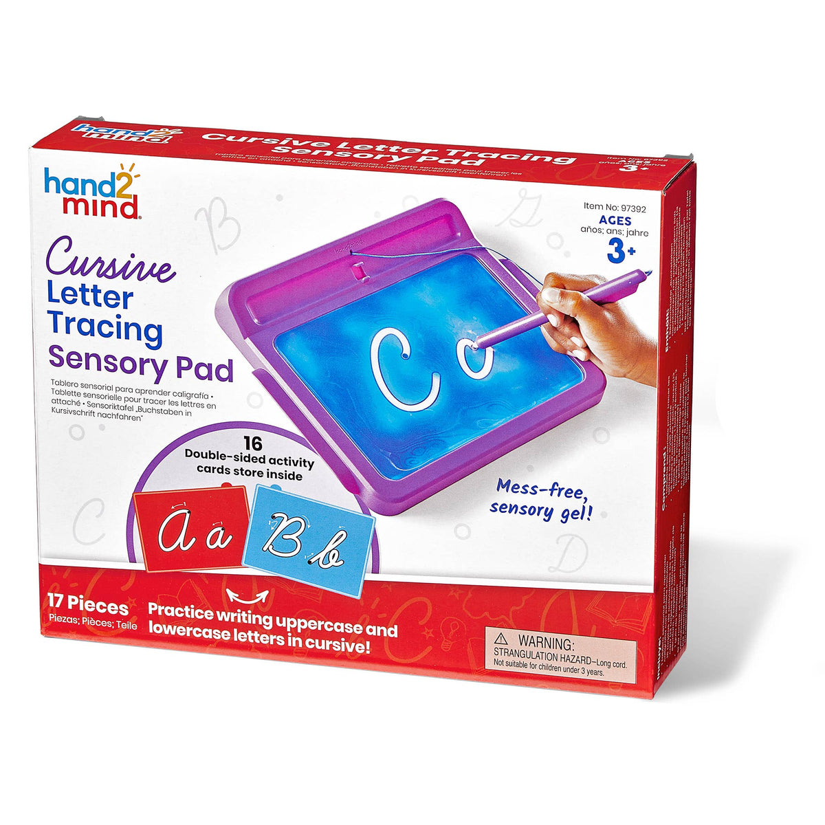 Cursive Letter Tracing Sensory Pad