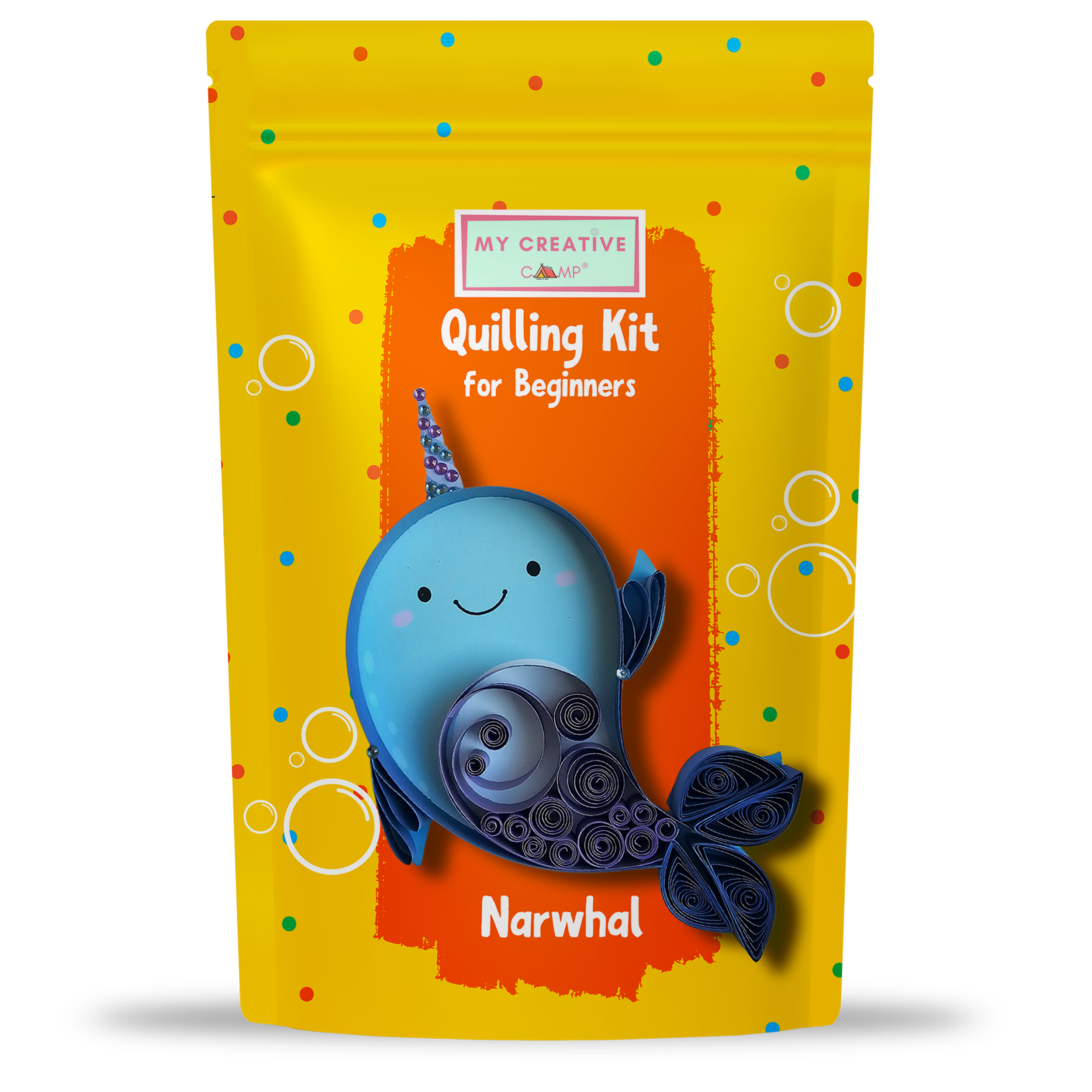 Narwhal Quilling Paper Craft Kit