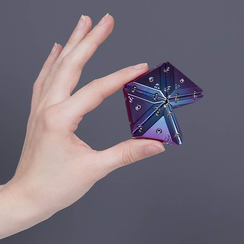 Geode Chrome Pyramids Magnetic Sensory Toys
