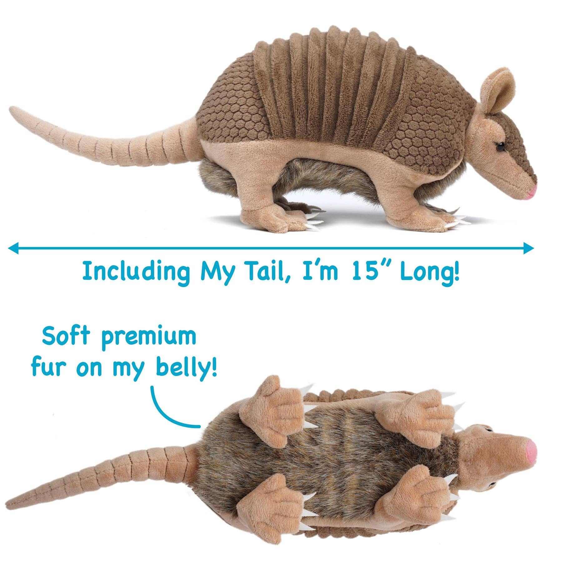 Mike The Armadillo - 10 Inch Stuffed Animal Plush