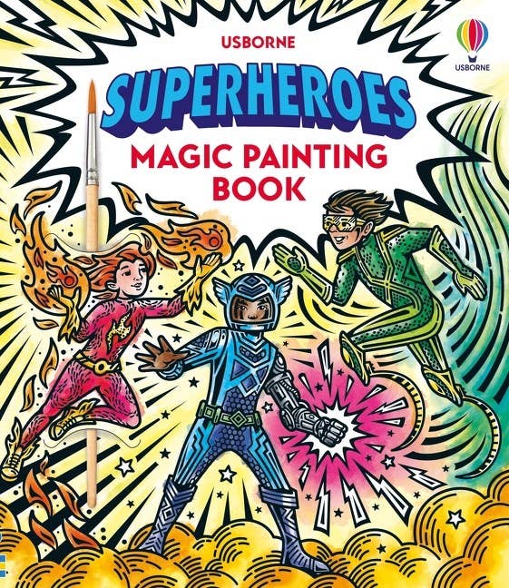 Superheroes Magic Painting Book: Usborne
