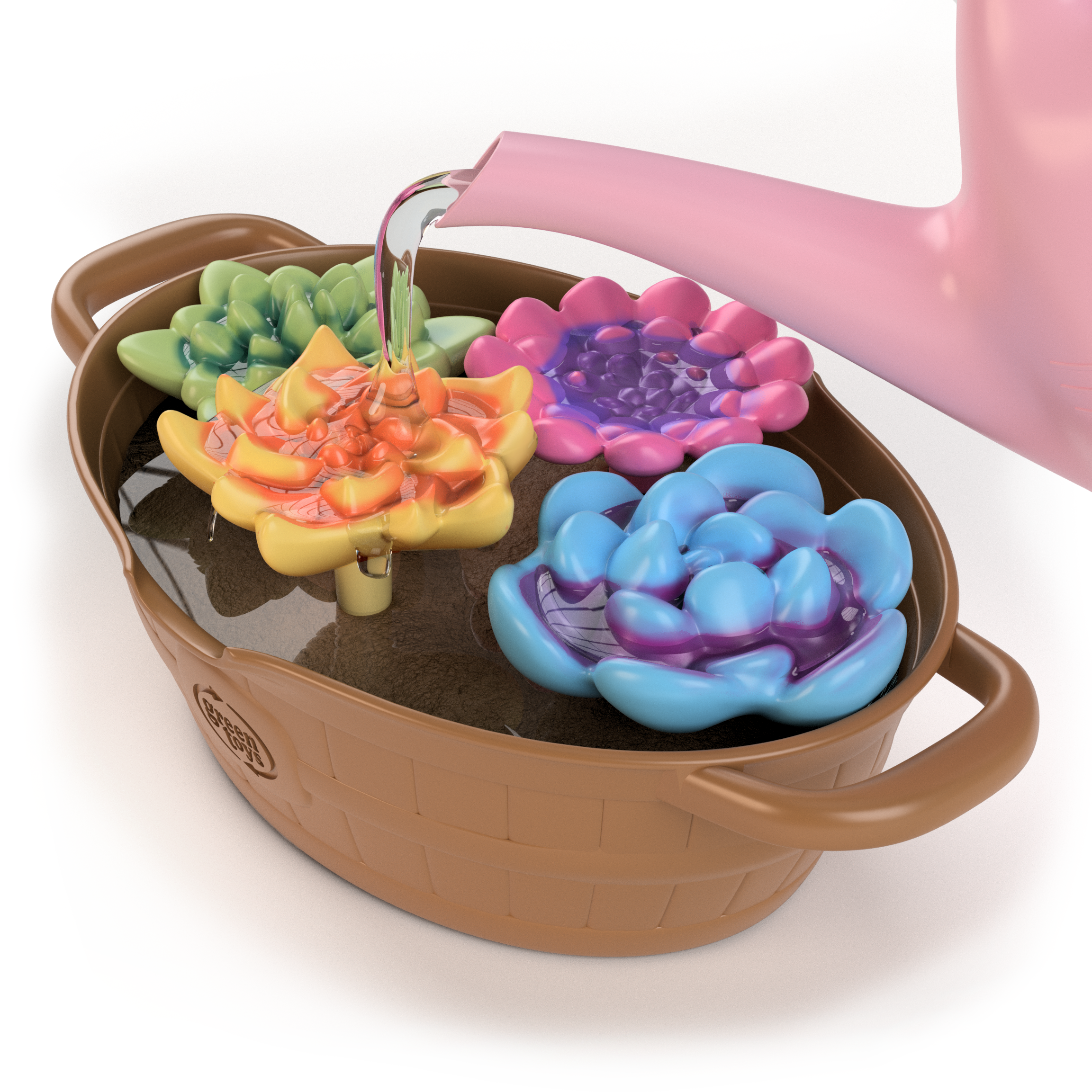 Rainbow Bloom - Color-Changing Watering Can Activity Set