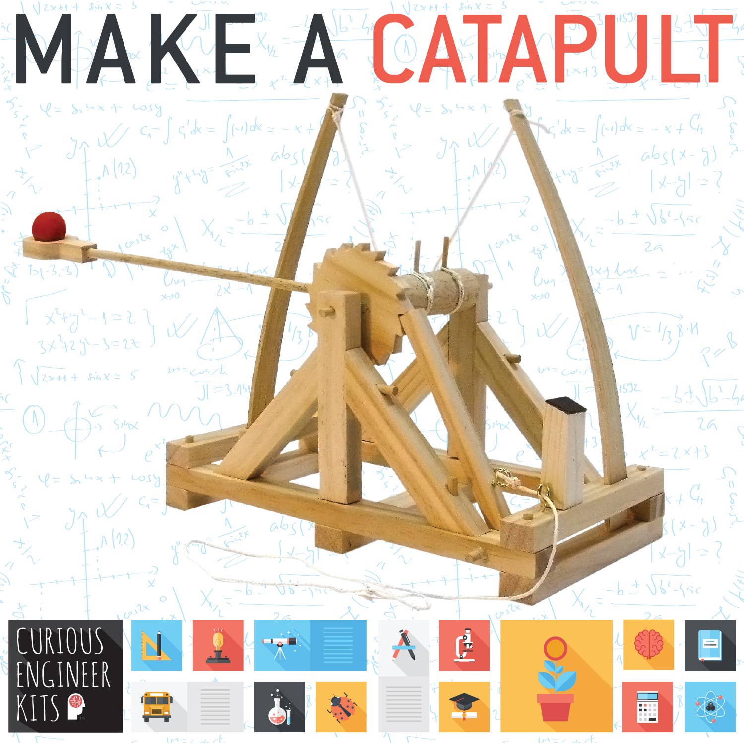 Make a Catapult Kit
Wooden Engineering Model Building Kit