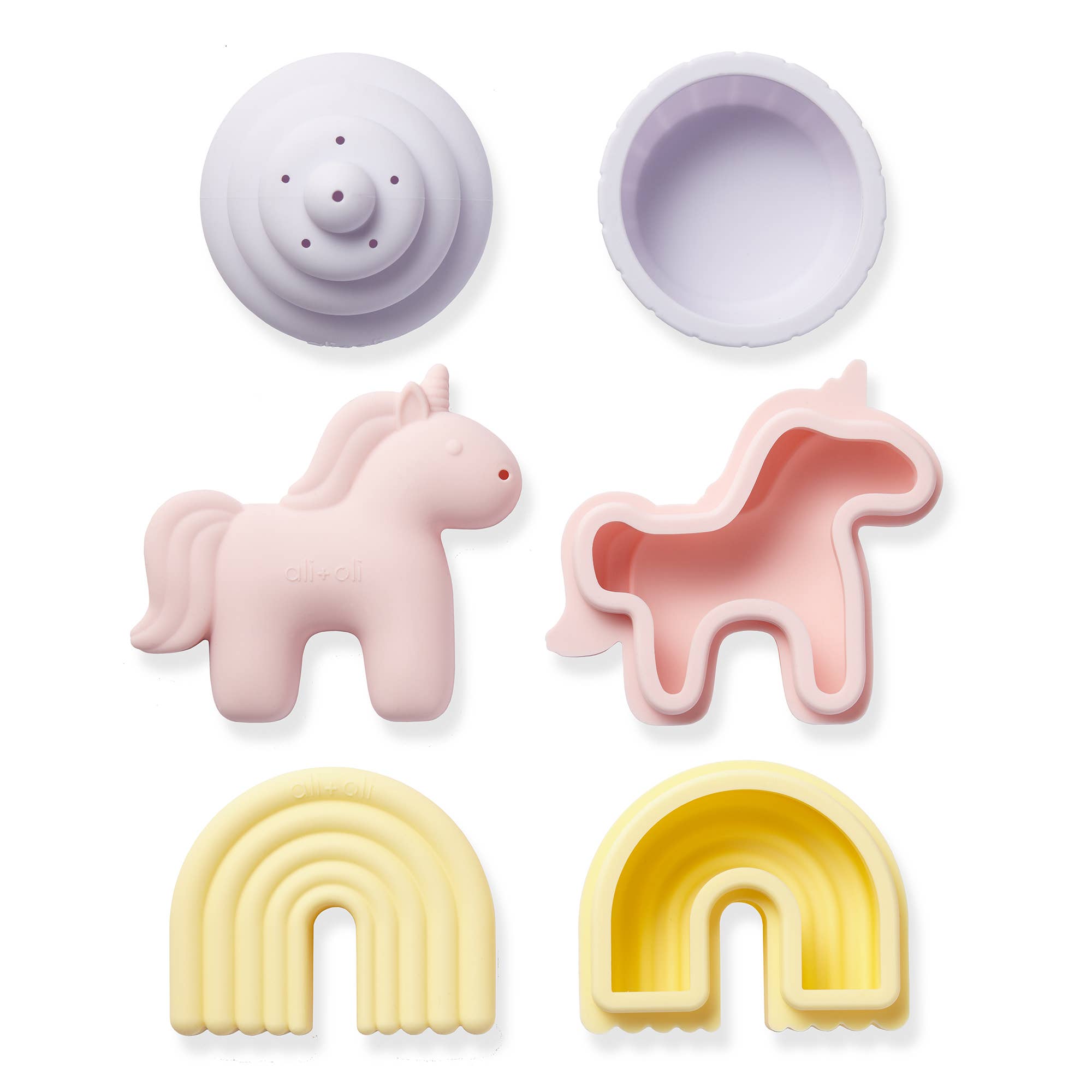 Ali+Oli (3pc) Bath Toy Set (Unicorn)