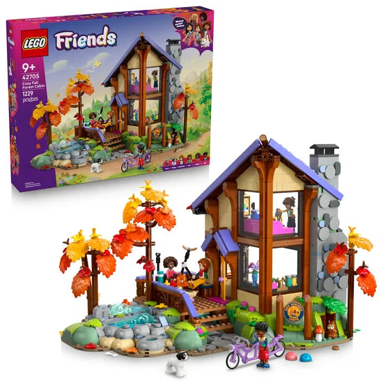 LEGO® Friends Cozy Fall Forest Cabin (42705)