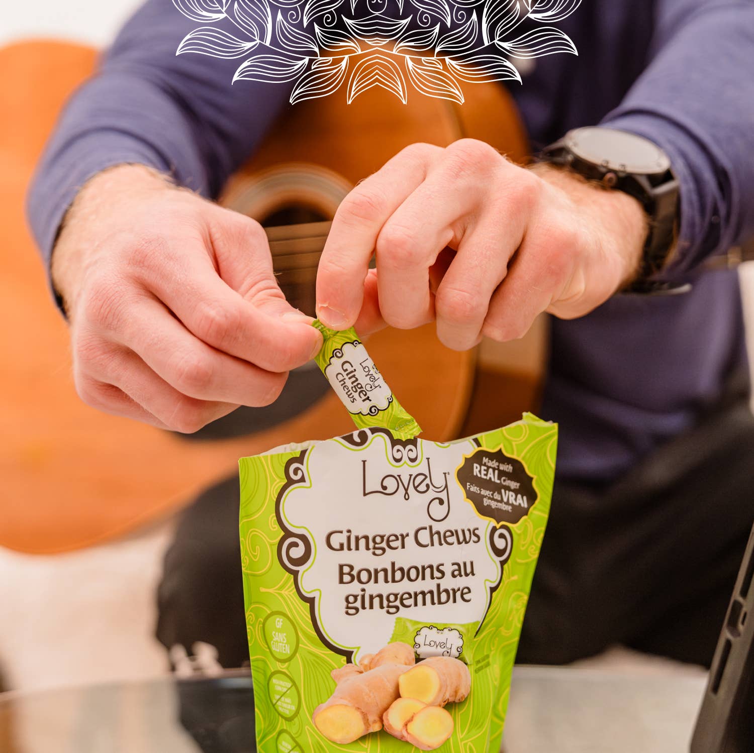 Original Ginger Chews Candy - Gluten Free, Vegan, Non-GMO