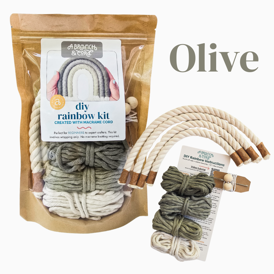 DIY Macrame Rainbow Kit – Fun, Giftable Craft for All Ages