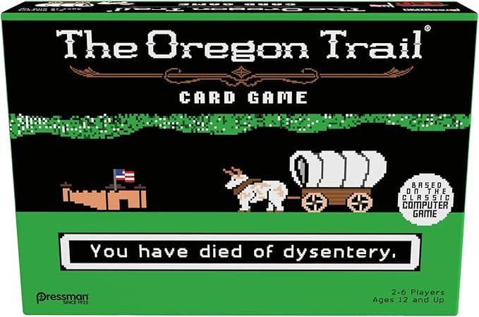 Pressman The Oregon Trail Card Game – Cooperative Survival