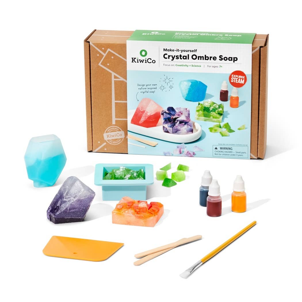Crystal Geode Soapmaking Kit, DIY Soap Making Kit for Kids