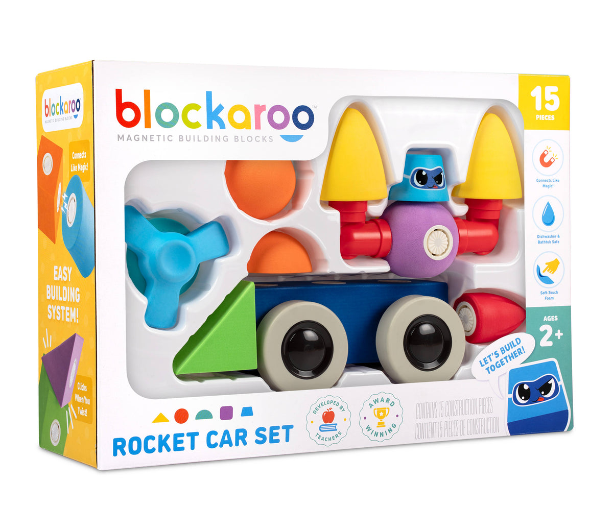 Blockaroo Rocket Car Set,