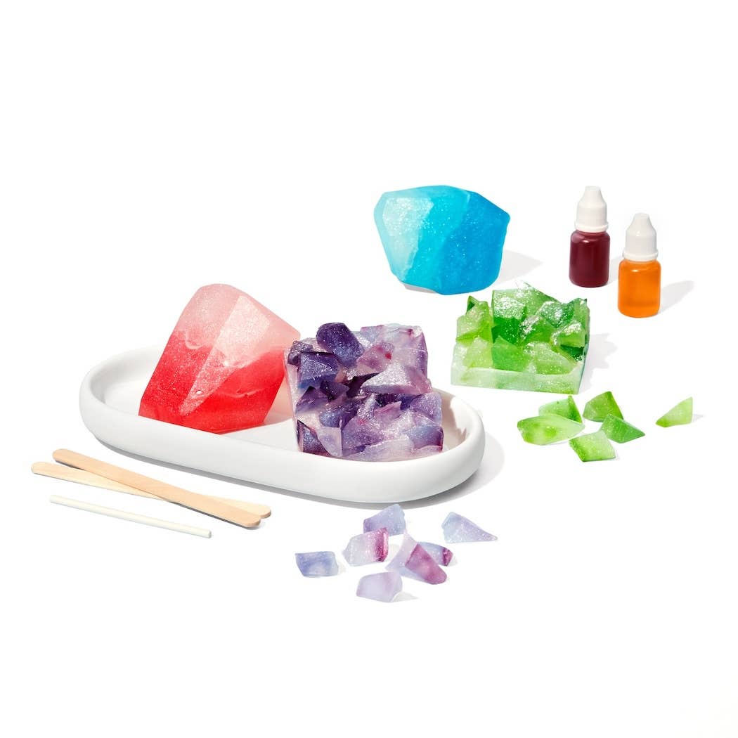 Crystal Geode Soapmaking Kit, DIY Soap Making Kit for Kids