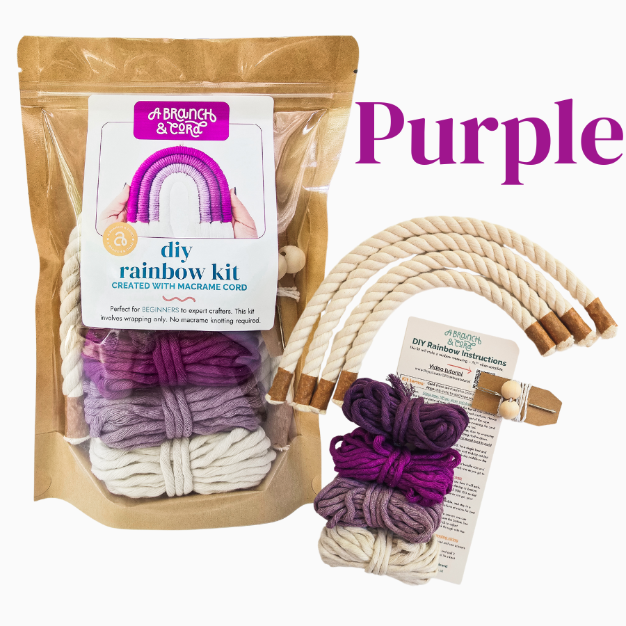 DIY Macrame Rainbow Kit – Fun, Giftable Craft for All Ages
