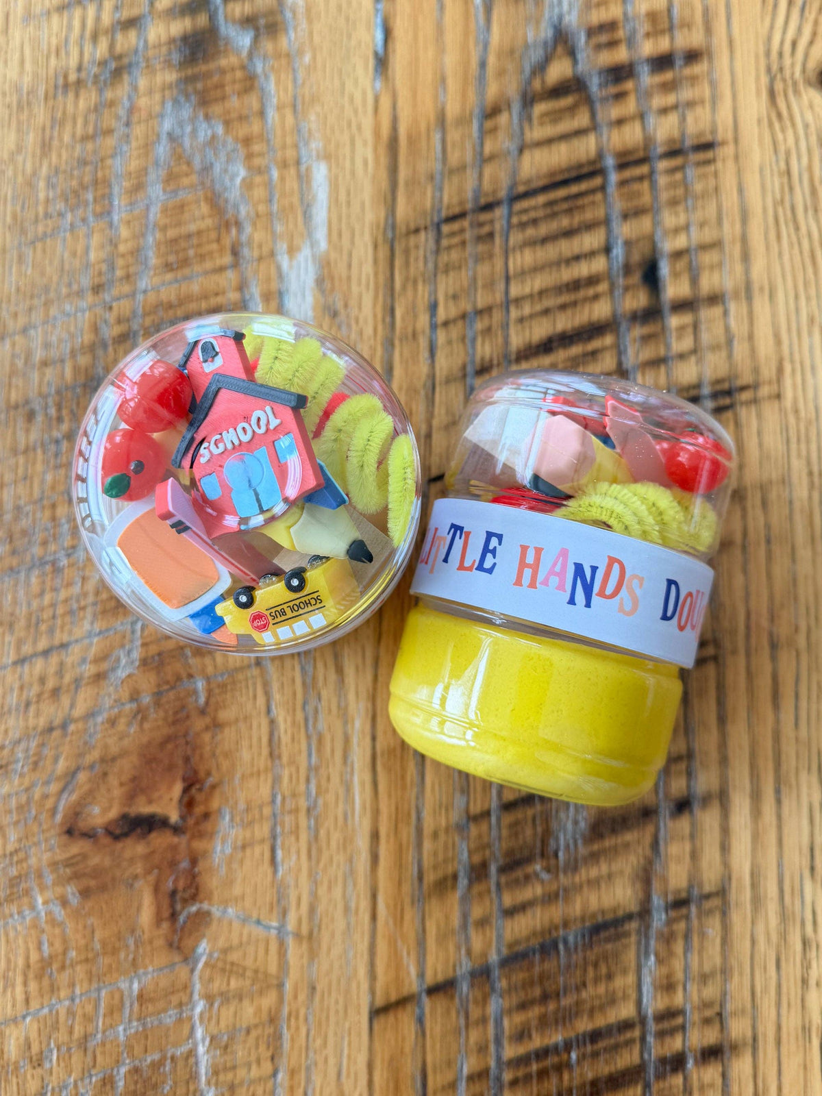 Back 2 School Mini Playdough To-Go Jar