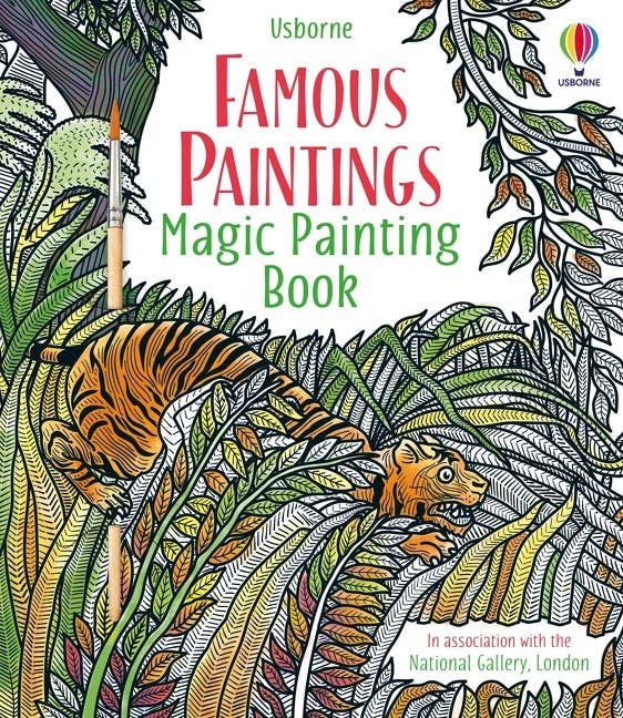 Famous Paintings Magic Painting Book : Usborne