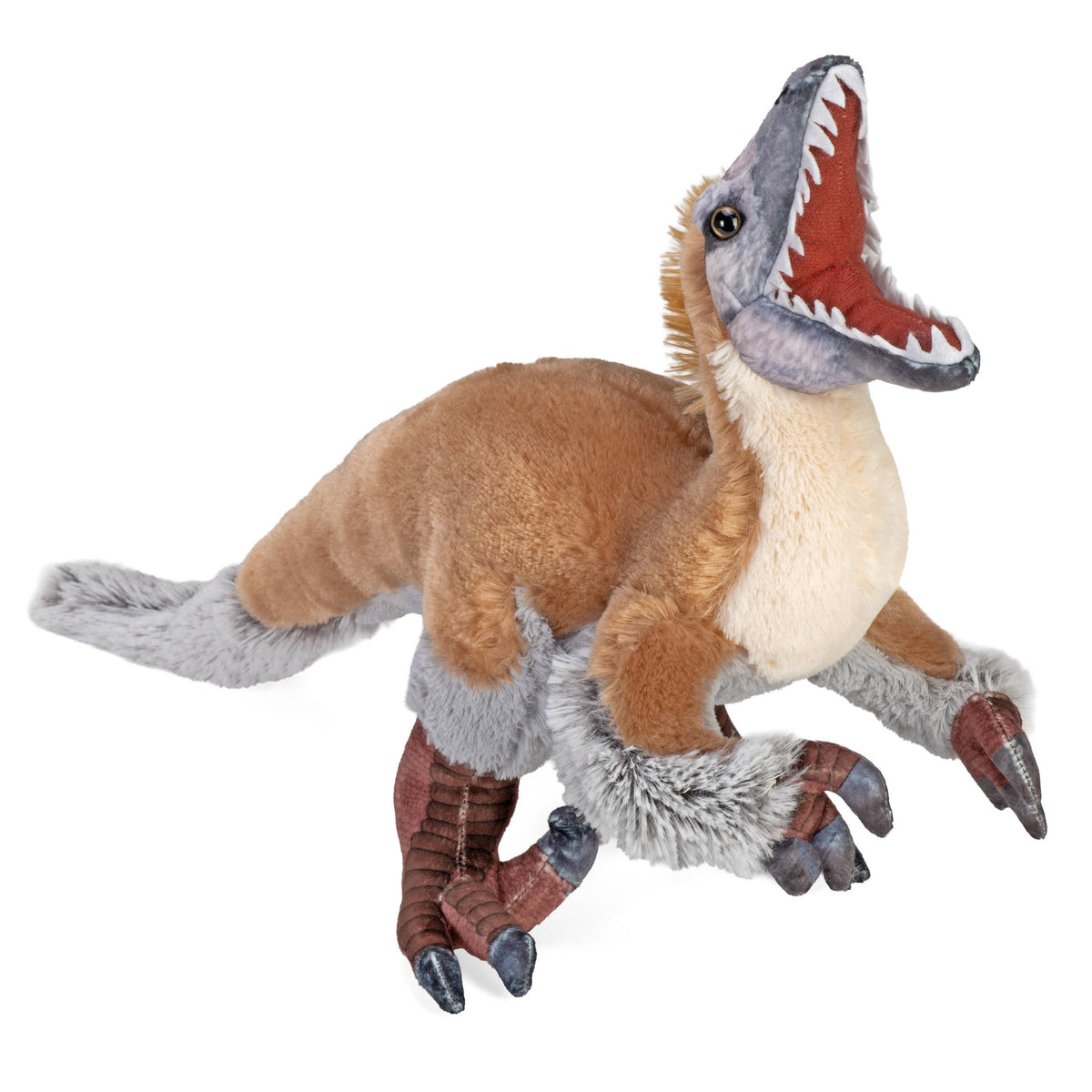 Artist-Dino Velociraptor Stuffed Animal 15"