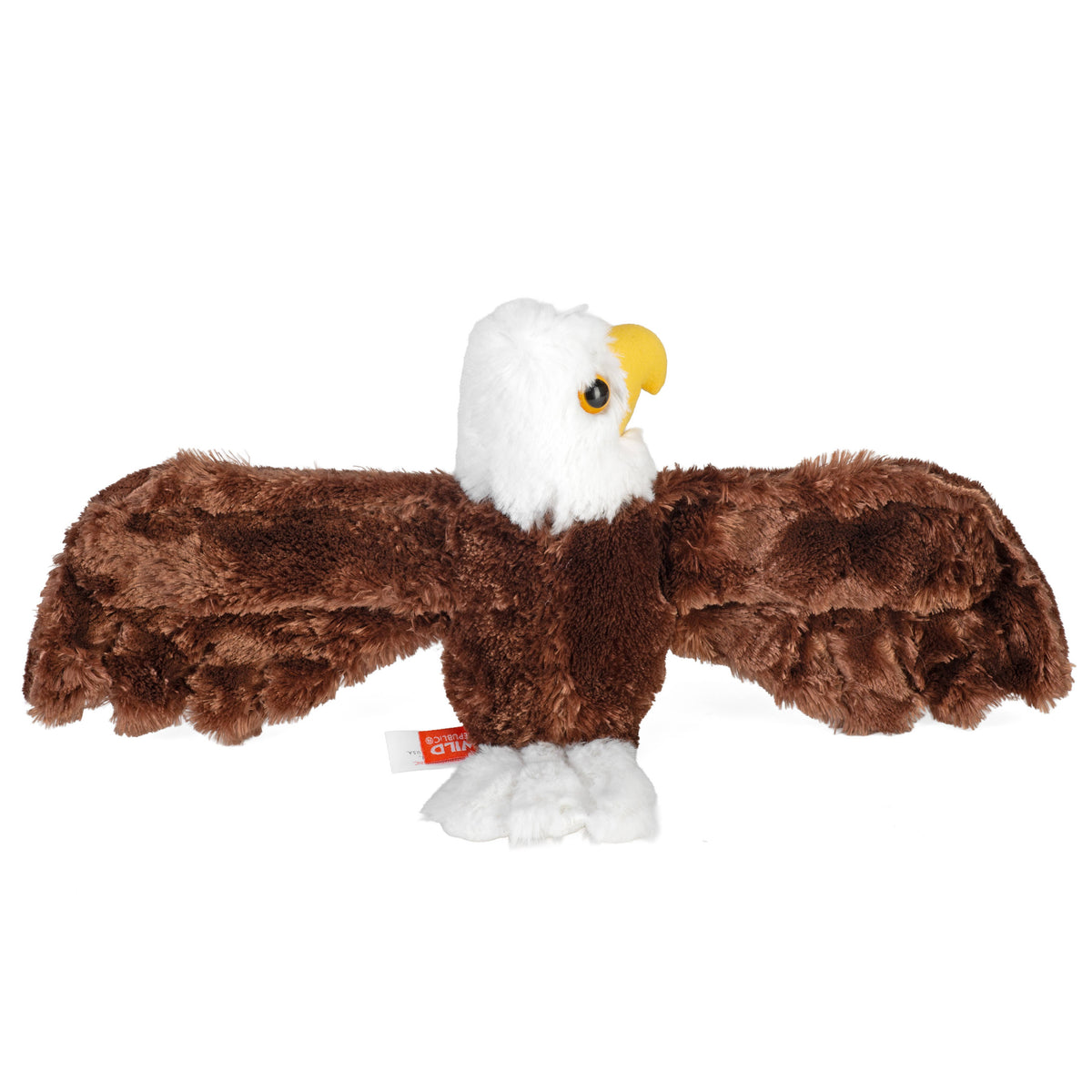 Huggers Bald Eagle Stuffed Animal 8"
