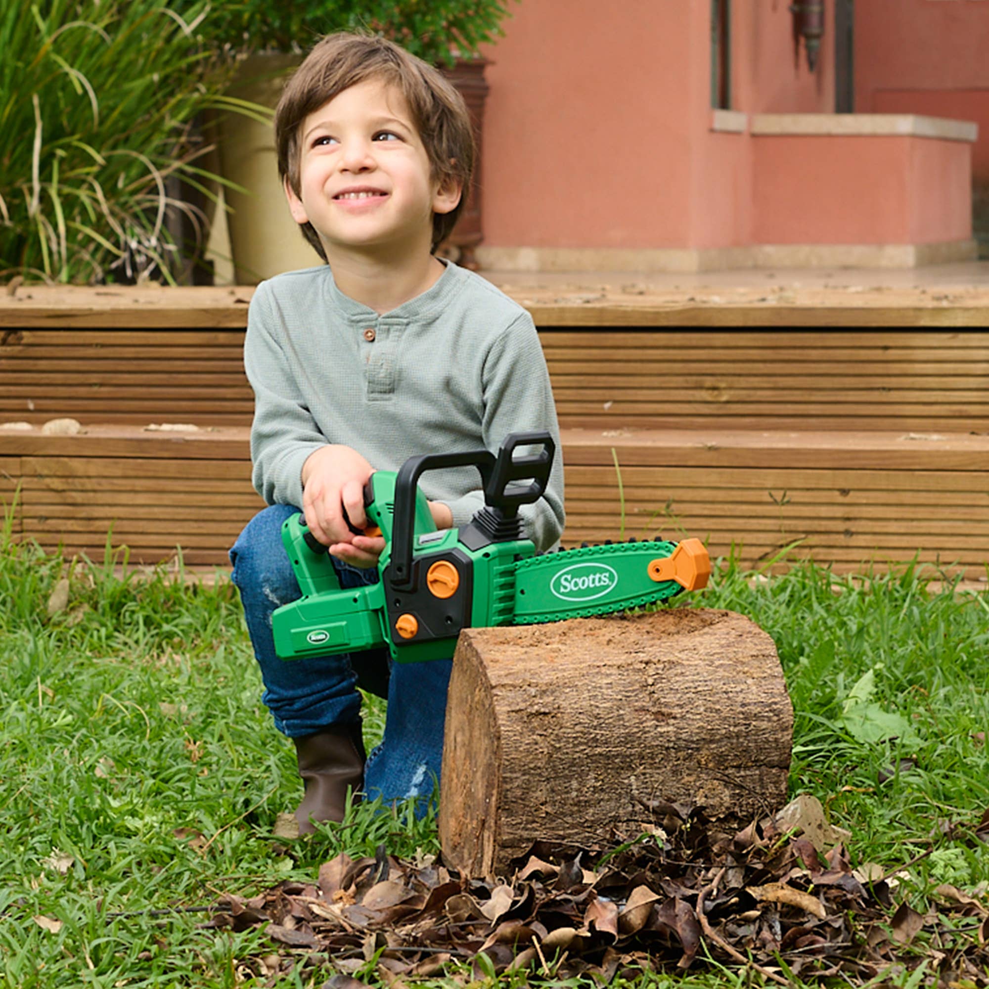 Red Toolbox Scotts Battery-Operated Deluxe Chain Saw