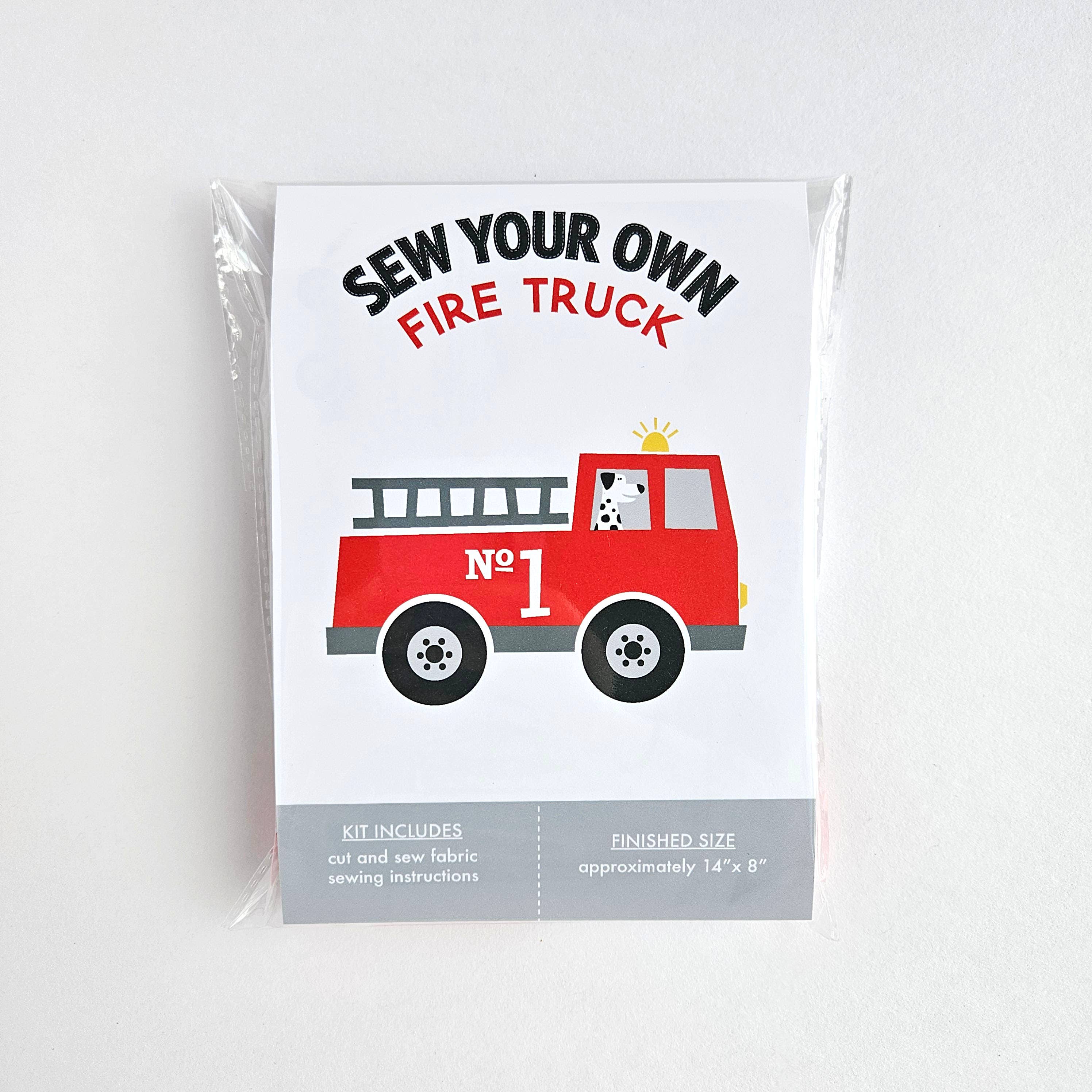 DIY Fire Truck Sewing Kit 
