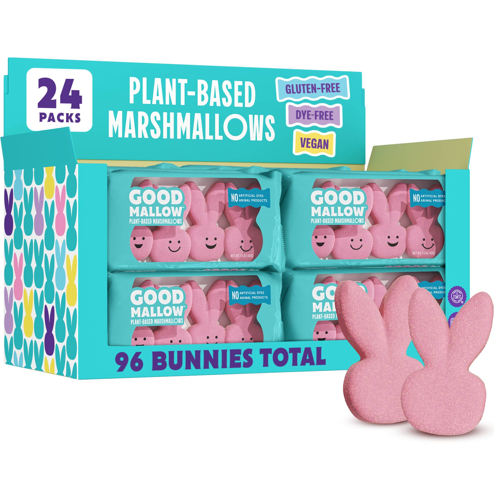 GoodMallow Plant-Based Easter Bunny Marshmallows