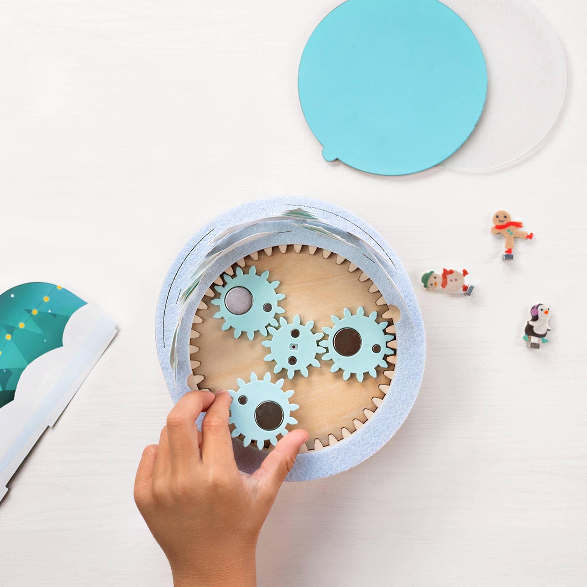 Ice Skating Rink Engineering Kit for Kids