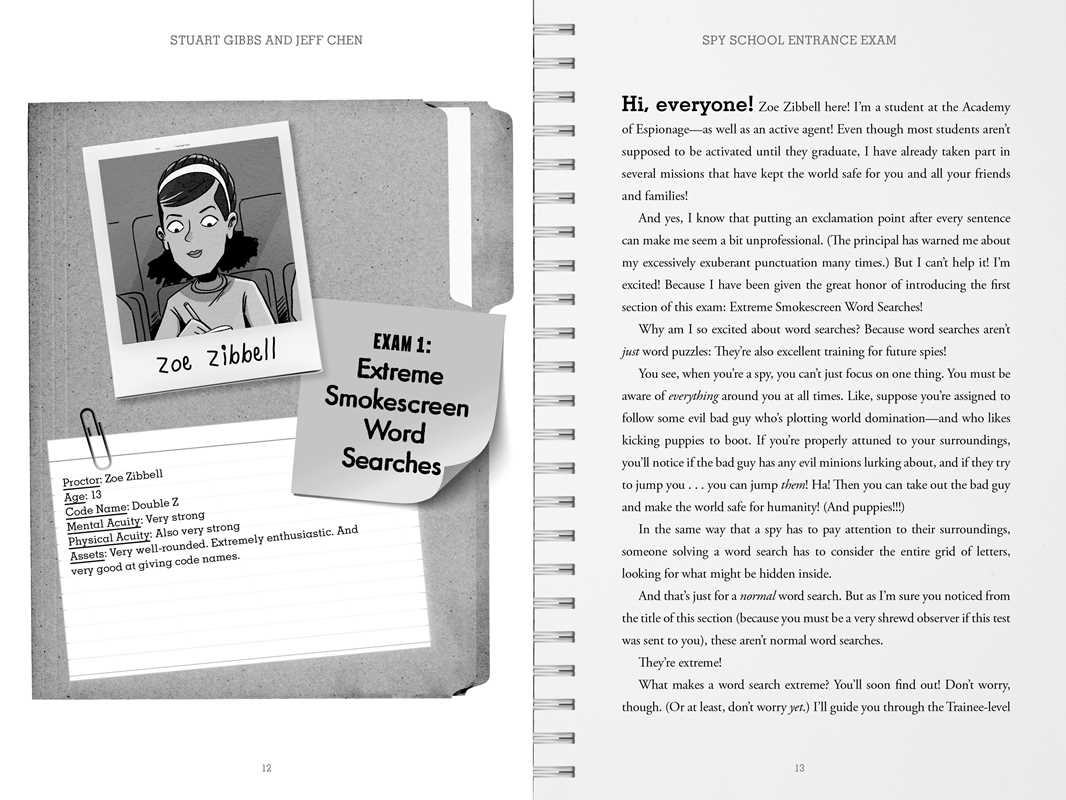 Spy School Entrance Exam by Stuart Gibbs