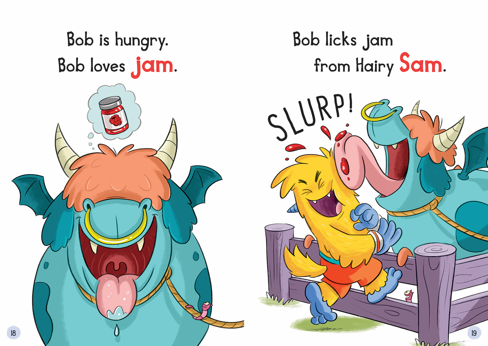 School of Monsters: Hairy Sam Loves Bread and Jam