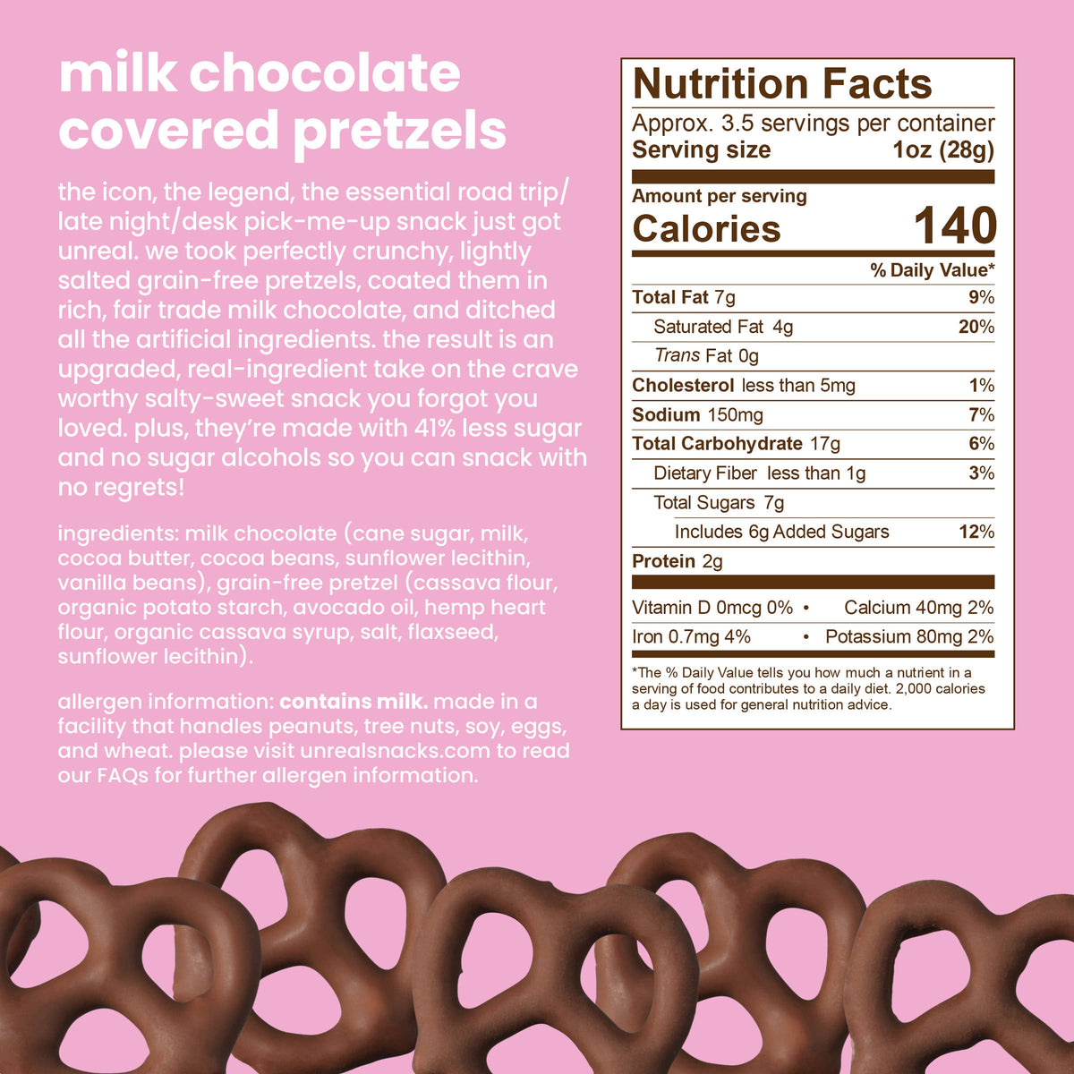 Milk Chocolate Covered Pretzels