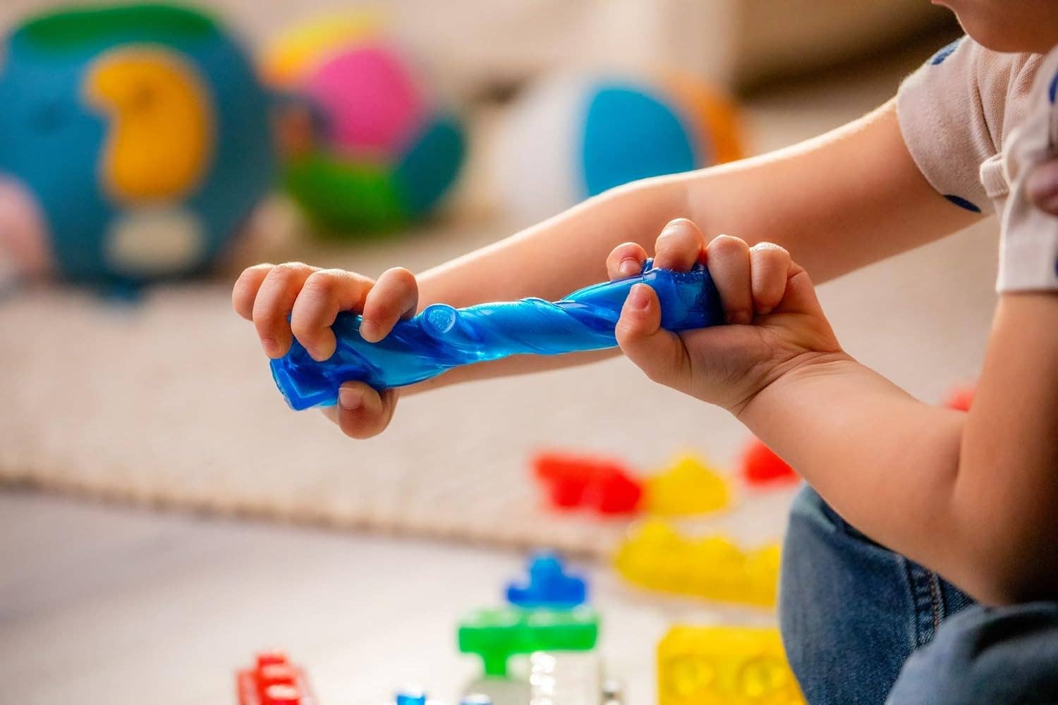 Jelly Blox Vrroom! Truck Kit, 35 Sensory Play Blocks 2+