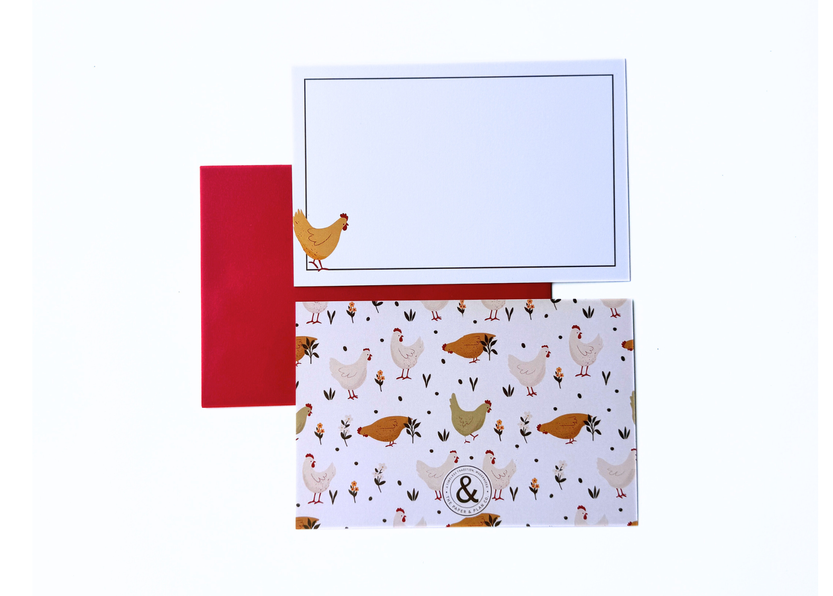 Chicken Notecard Set