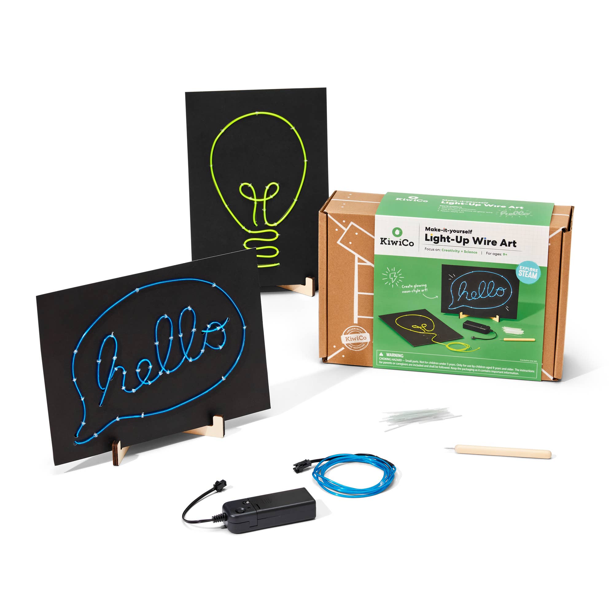 Light-Up Wire Art - DIY Neon Sign Craft Kit