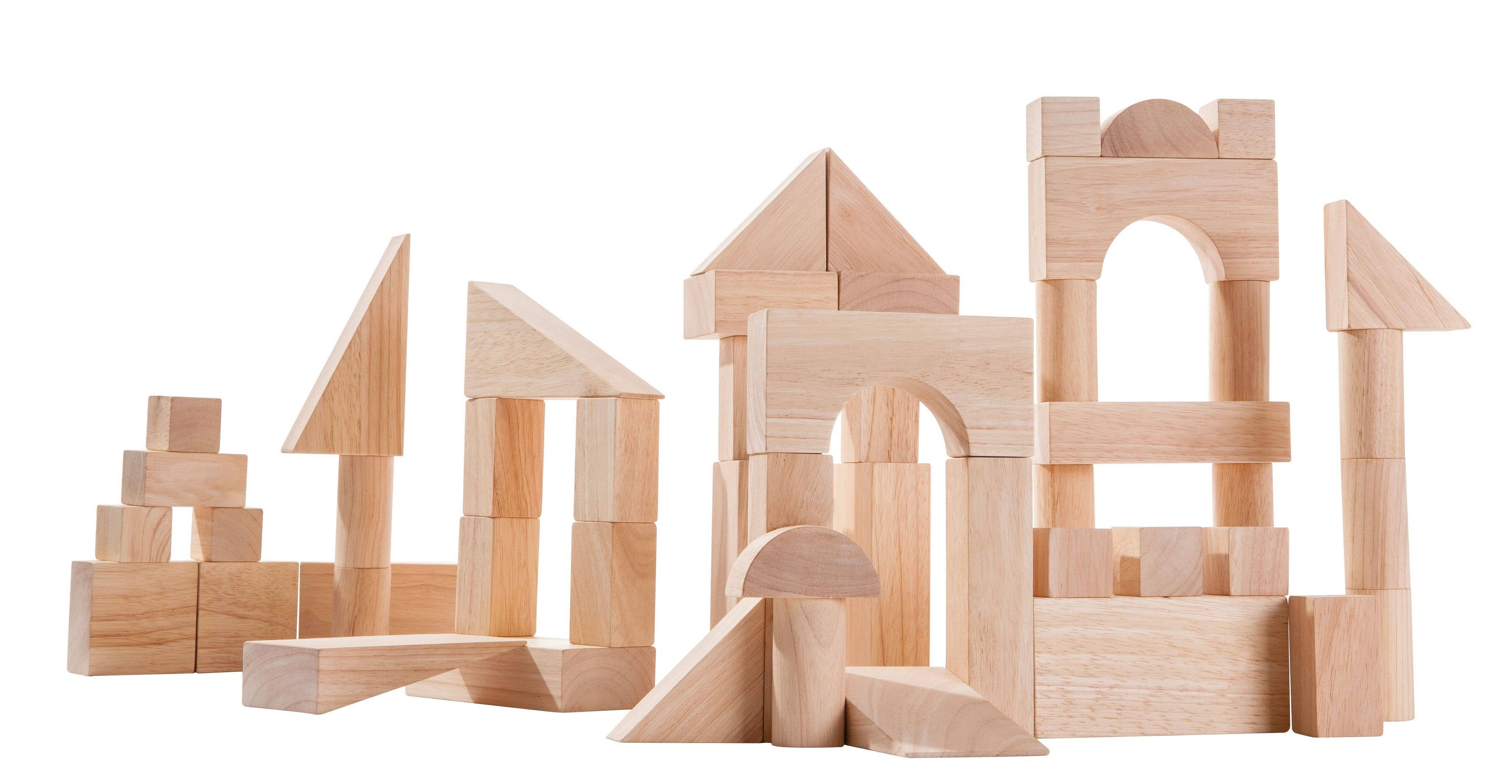 50 Unit Kids Building Set Blocks