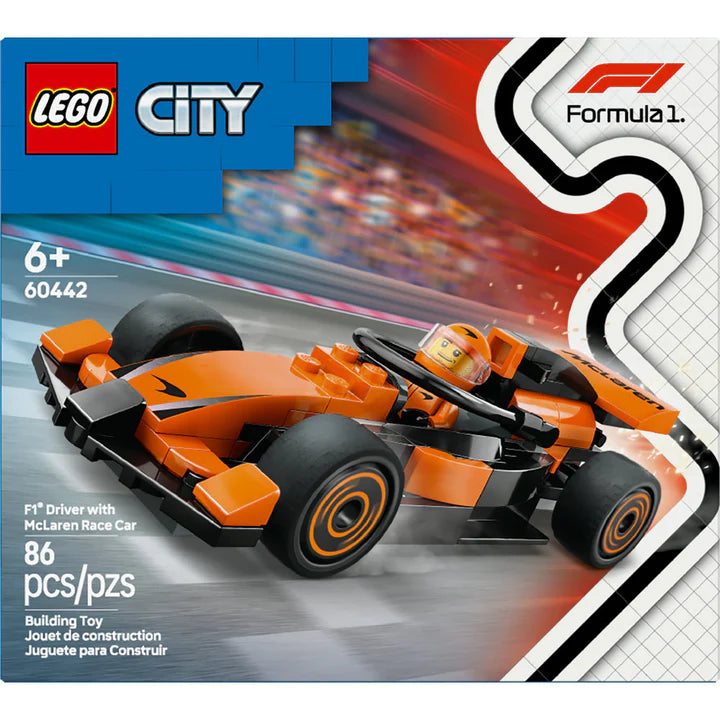 LEGO® City F1® Driver with McLaren Race Car (60442