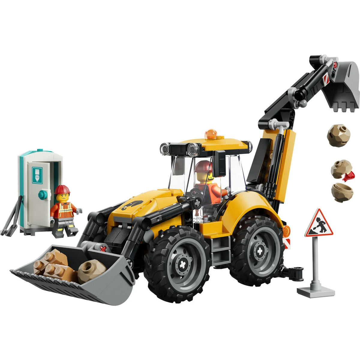 LEGO® City Yellow Backhoe Loader (60480)