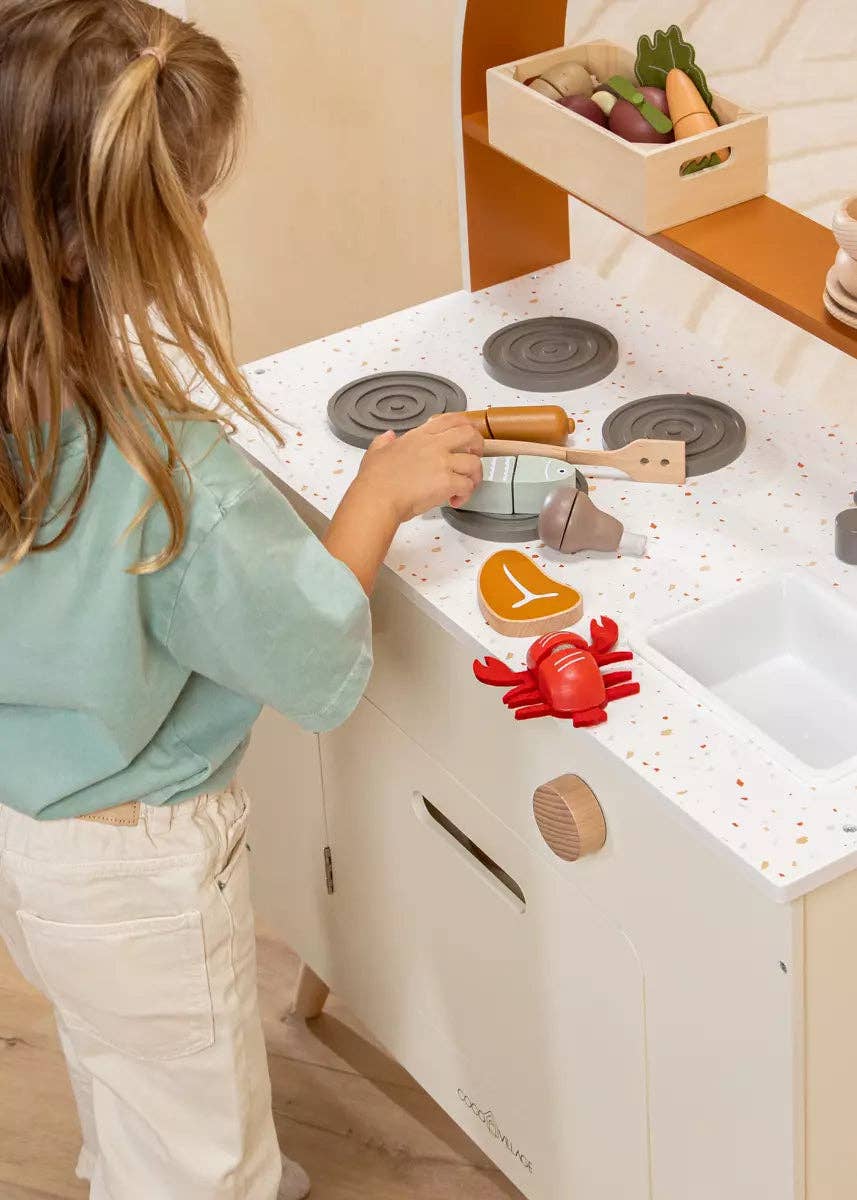 Wooden Kitchen Playset