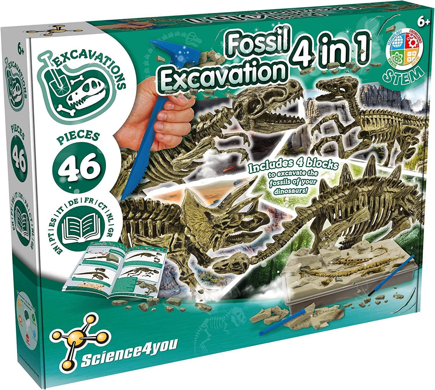 Fossil Excavation 4 in 1
