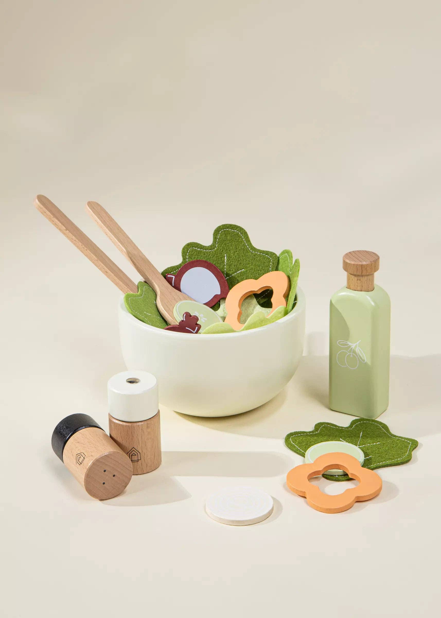 Wooden Salad Playset