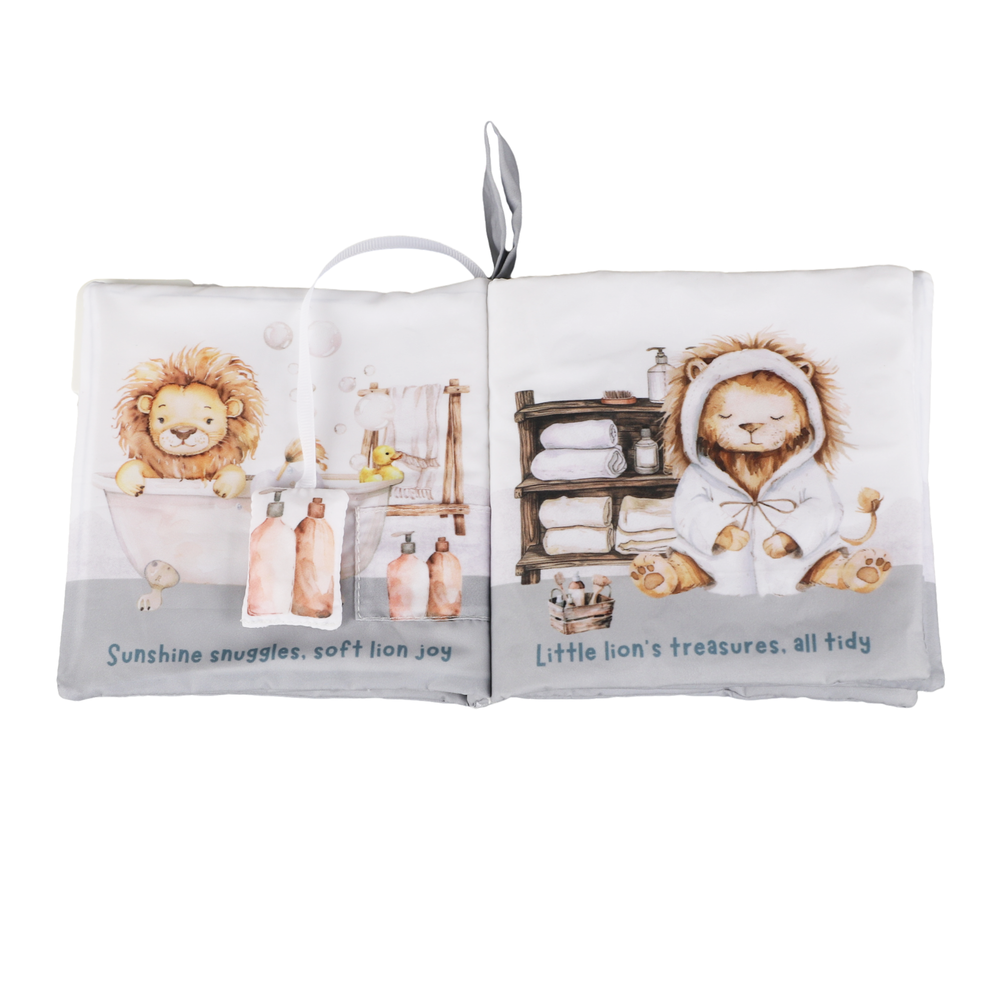 Bubble Bath – 10-Page Crinkle Cloth Book for Babies & Toddle