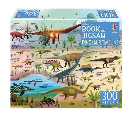 Usborne Book And Jigsaw Dinosaur Timeline: Usborne