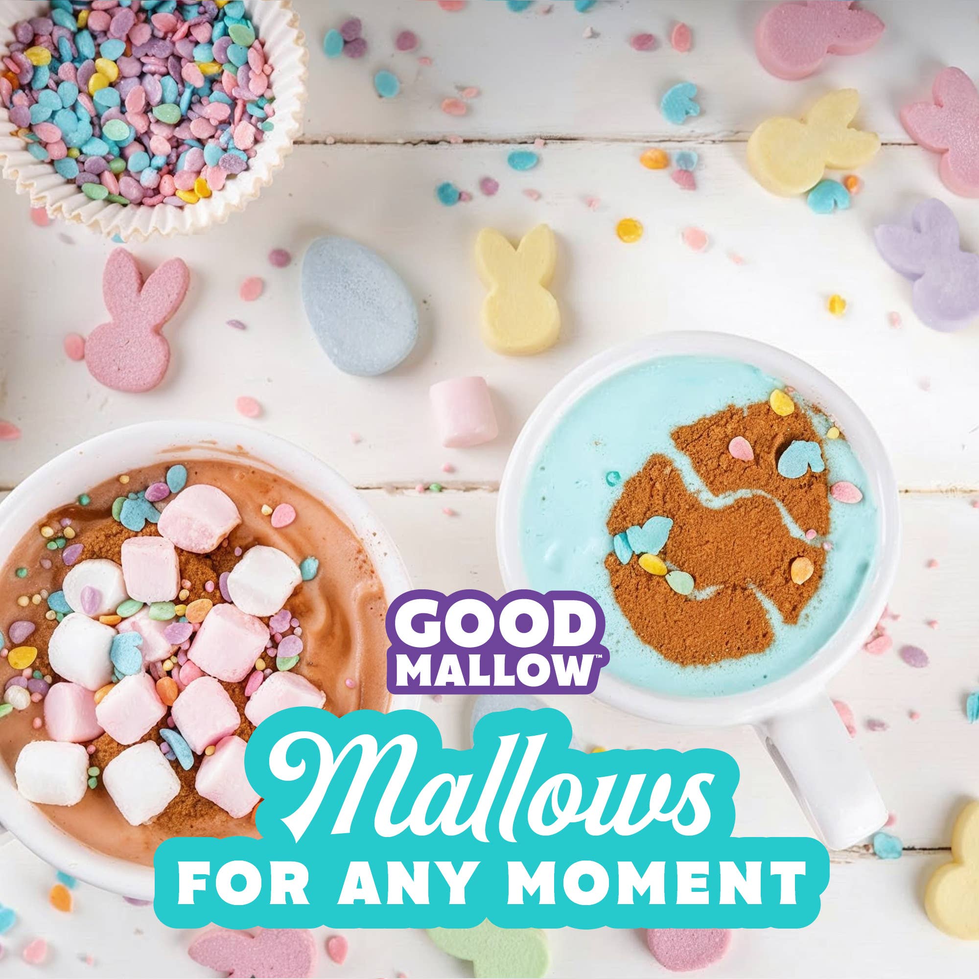GoodMallow Plant-Based Easter Bunny Marshmallows