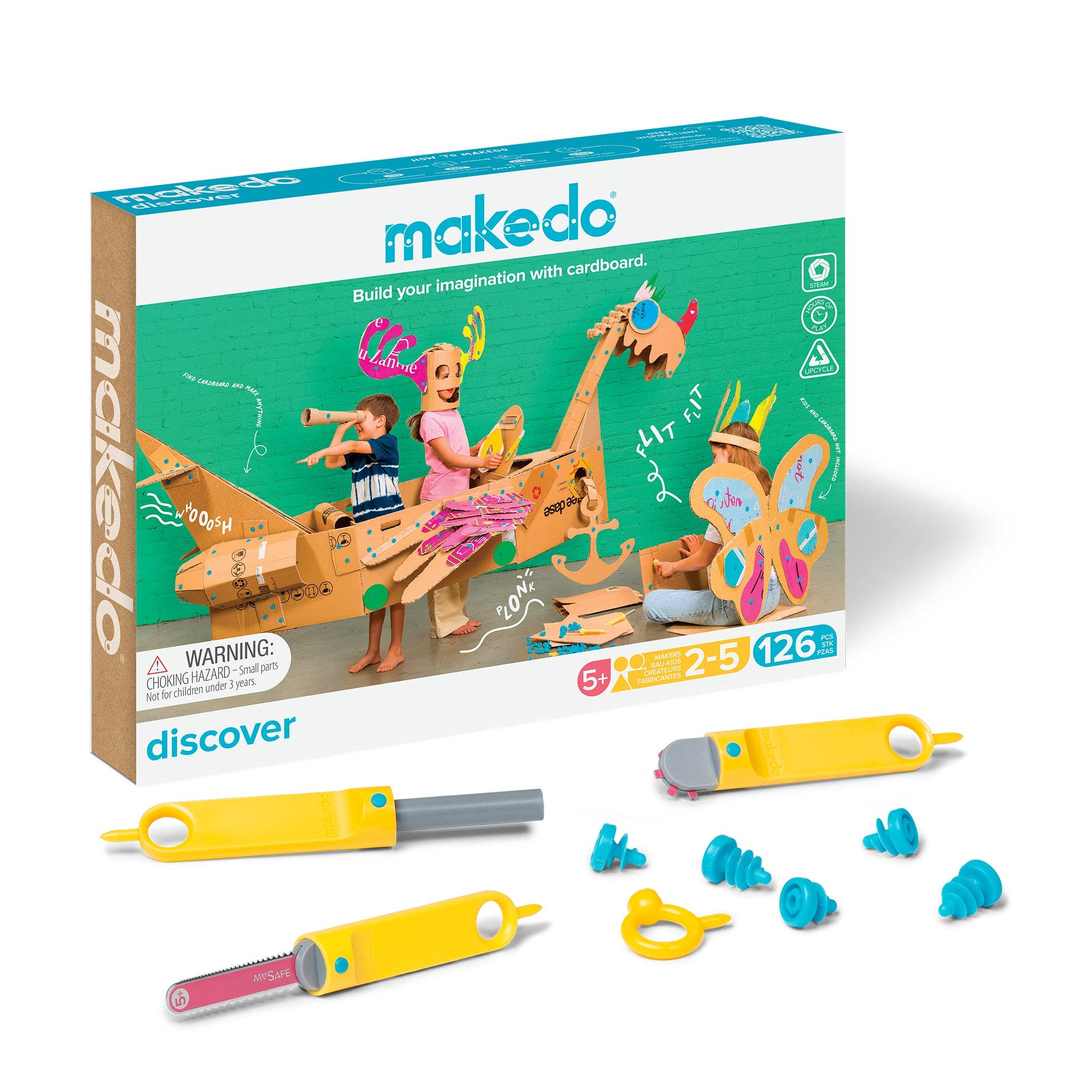 Discover Kit | Makedo Cardboard Construction