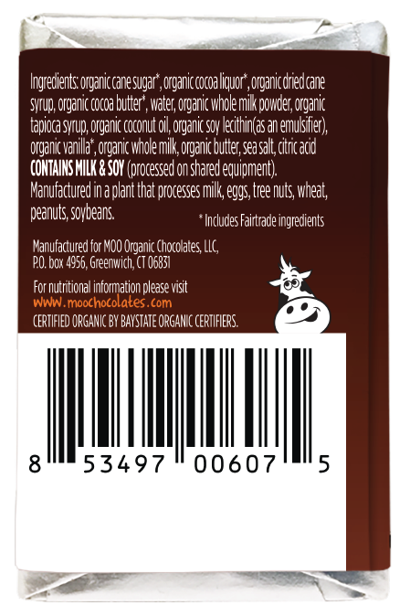 Organic Dark Chocolate Salted Caramel Mini Bars, 0.7 oz