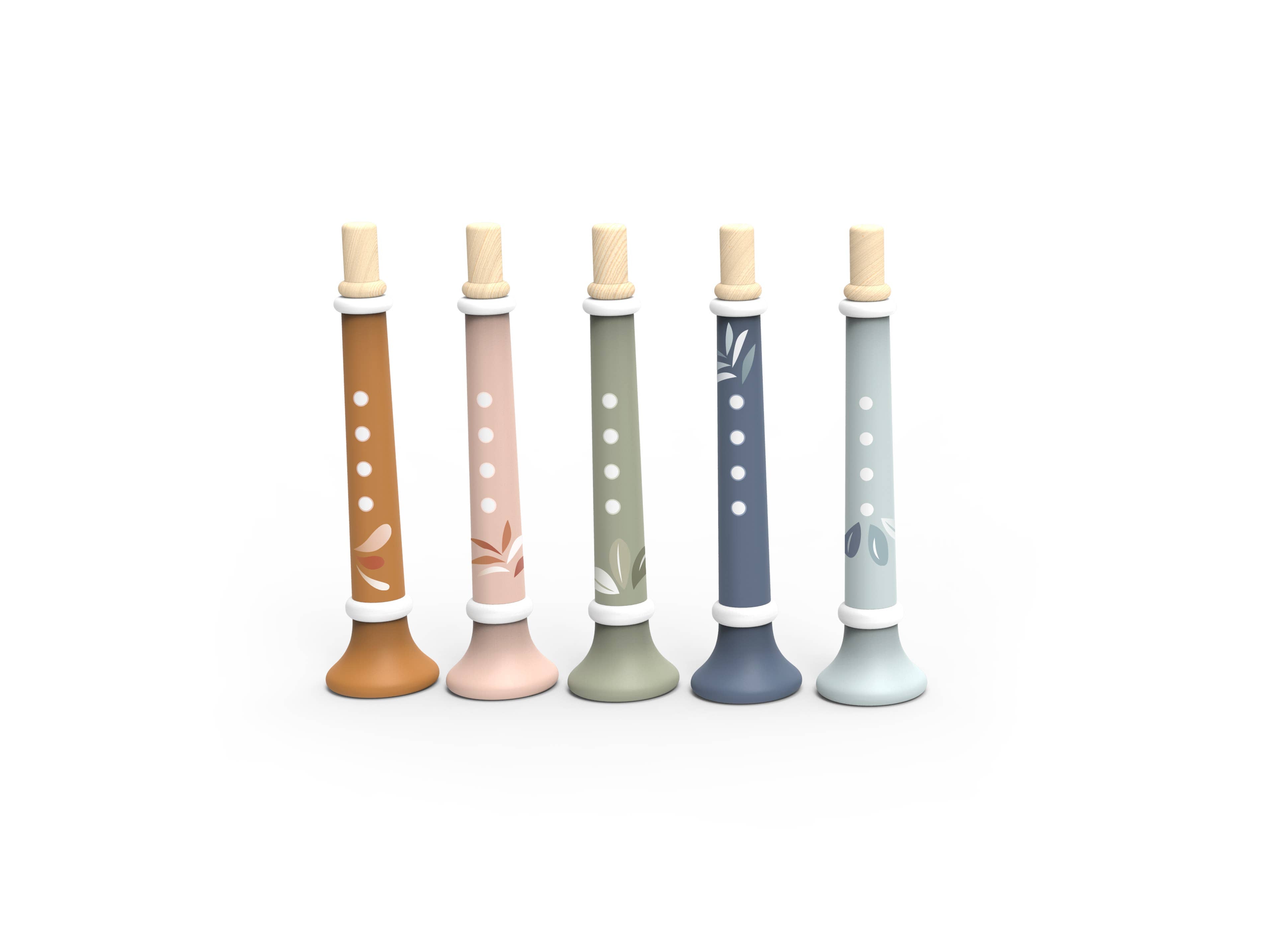 Display of 10 assorted Trumpets