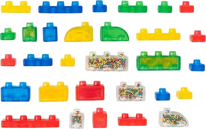 Jelly Blox Stash 'N Stack 2-in-1 Storage Case with 30 Blocks