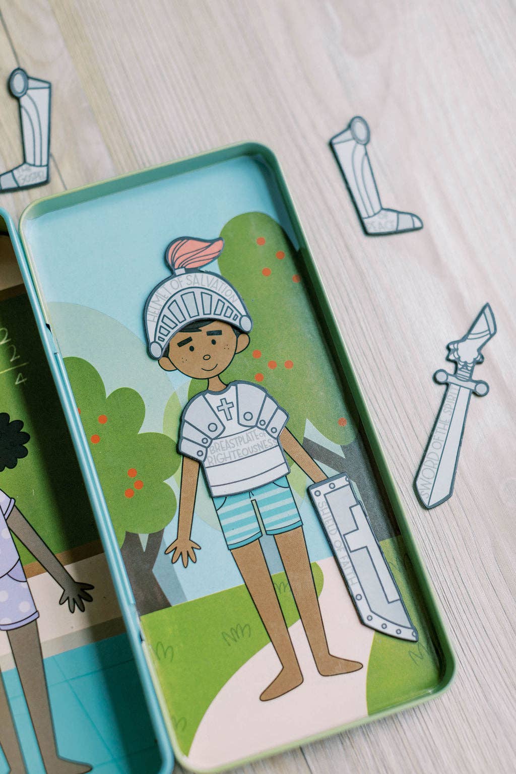 Armor of God Dress-Me Magnetic Tin